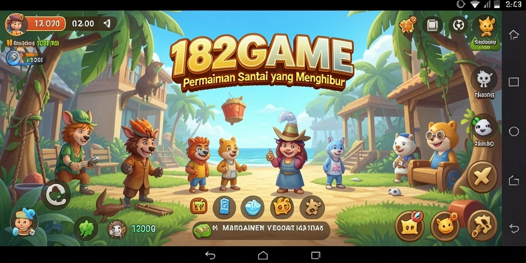 Screenshot gameplay 182GAME menampilkan momen seru saat menyelesaikan tantangan.