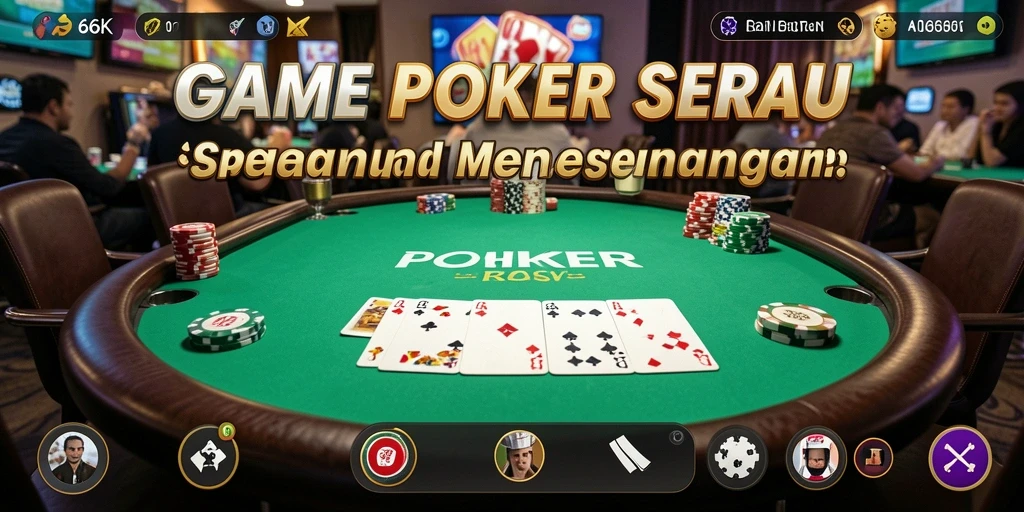 Tampilan gameplay Poker yang menarik di 66K