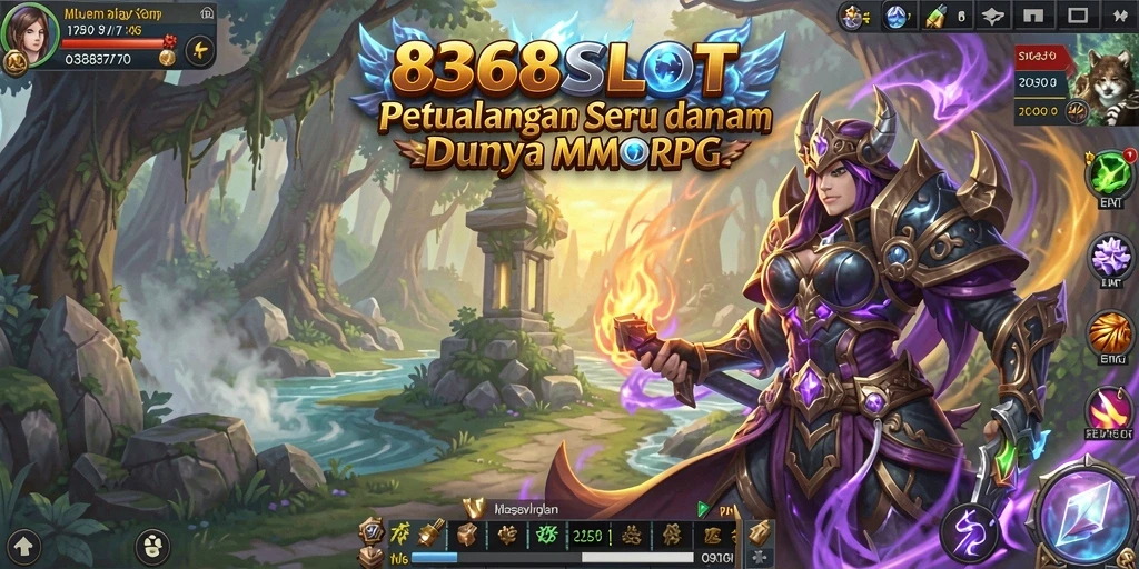 Gambaran gameplay seru dalam dunia MMORPG 8368SLOT.