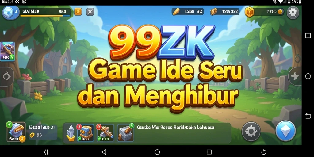 Screenshot menampilkan gameplay menarik dan interaksi karakter dalam 99ZK.