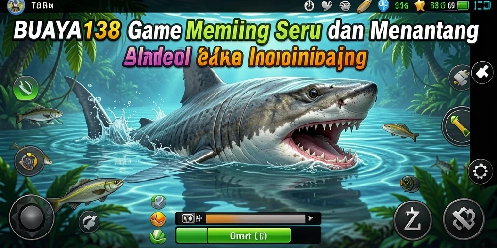 Tampilan menarik dari gameplay BUAYA138 saat menangkap ikan.