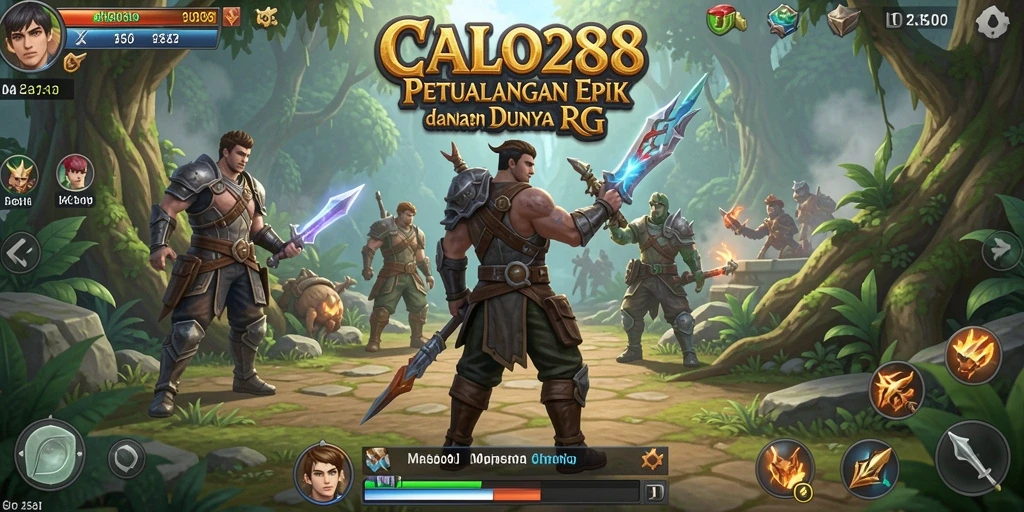 Tampilan gameplay seru dalam <strong>CALO288</strong> yang menampilkan pertarungan epik.