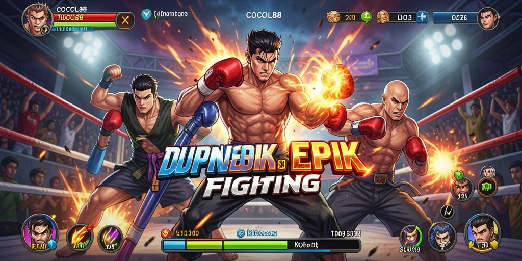 Tampilan gameplay COCOL88 yang mendebarkan dengan pertarungan seru.