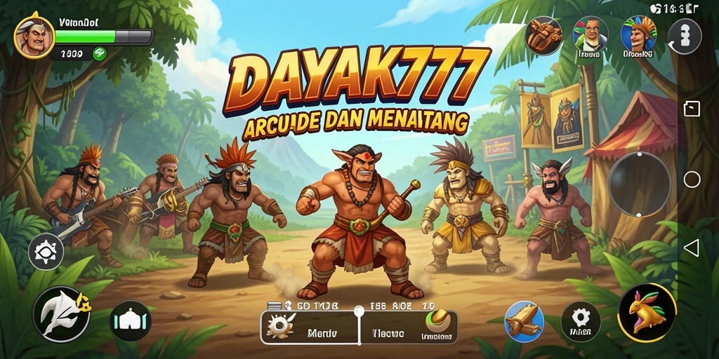 Tampilan gameplay seru dari DAYAK777 yang penuh tantangan.