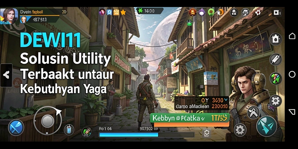 Tampilan antarmuka DEWI11 yang modern dan intuitif.