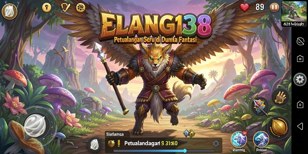 Tampilan gameplay <strong>ELANG138</strong> yang penuh aksi dan petualangan.