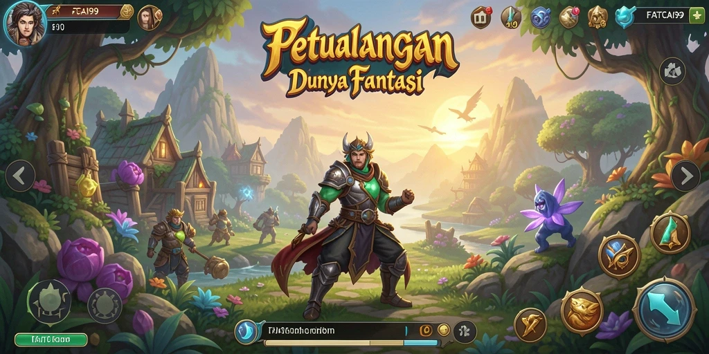 Tangkapan layar dari gameplay <strong>FATCAI99</strong> menunjukkan aksi petualangan yang mendebarkan.