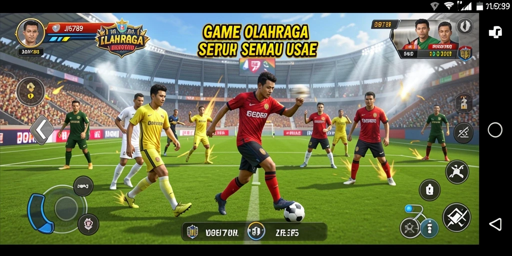 Tampilan gameplay seru dari JP6789 dalam suasana olahraga.