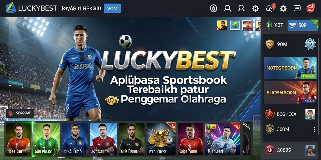 Tampilan gameplay LUCKYBEST saat memasang taruhan olahraga secara langsung.