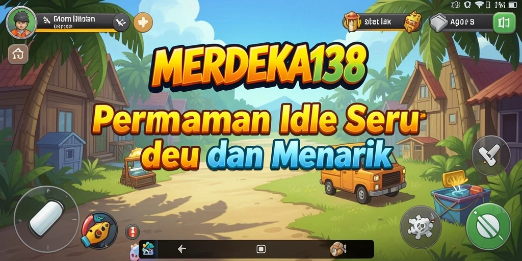 Tangkapan layar gameplay MERDEKA138 dengan aksi Idle yang menarik.