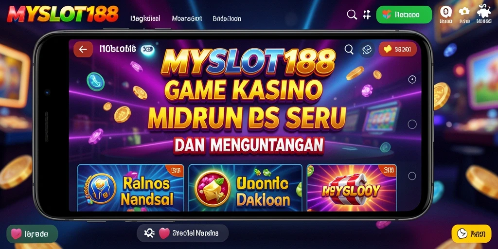 Screenshot MYSLOT188 menampilkan tampilan menarik dari gameplay Kasino.