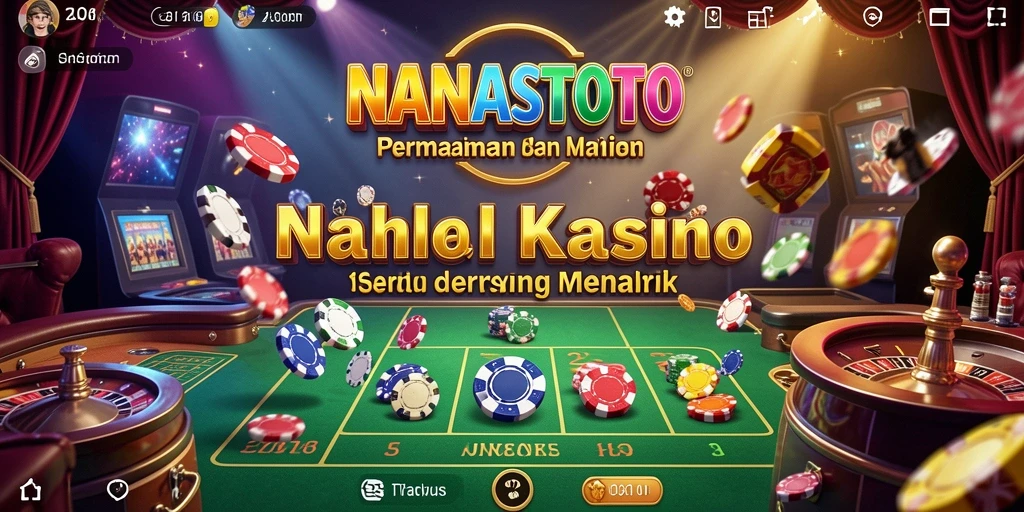 Tampilan gameplay seru NANASTOTO dalam permainan Kasino.