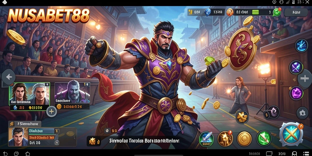 Tampilan gameplay NUSABET88 yang menarik dan interaktif.