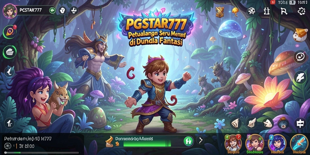 Screenshot PGSTAR777 menunjukkan aksi seru di lingkungan petualangan yang menakjubkan.