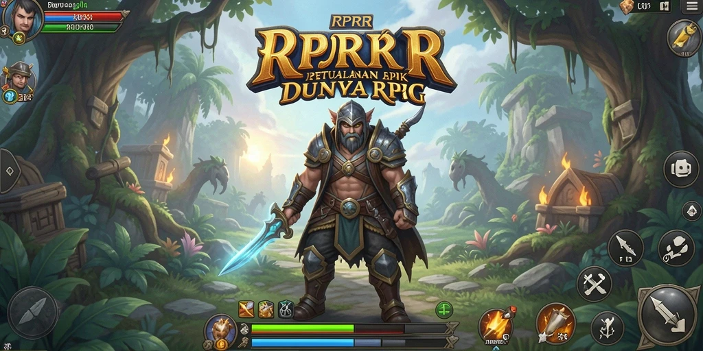 Screenshot RPRR menampilkan pertarungan epik dalam dunia RPG yang mendebarkan.