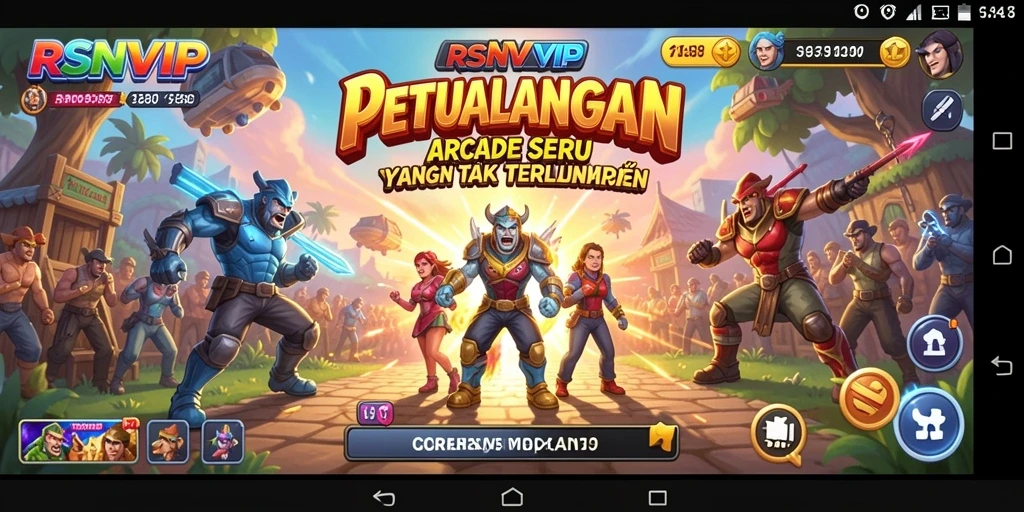 Screenshot gameplay RSNVIP menampilkan grafis memukau dan aksi seru.