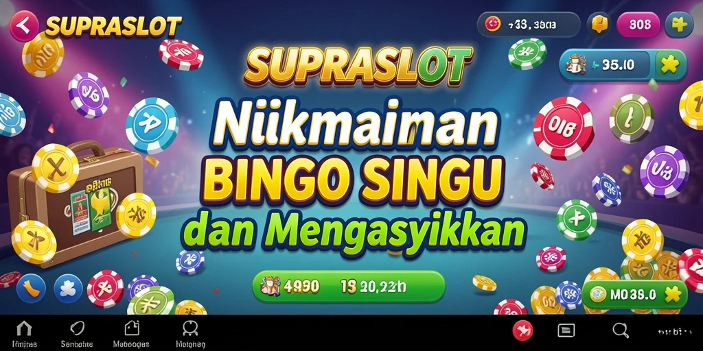 Gameplay seru dengan tampilan ilustrasi Bingo yang menarik.