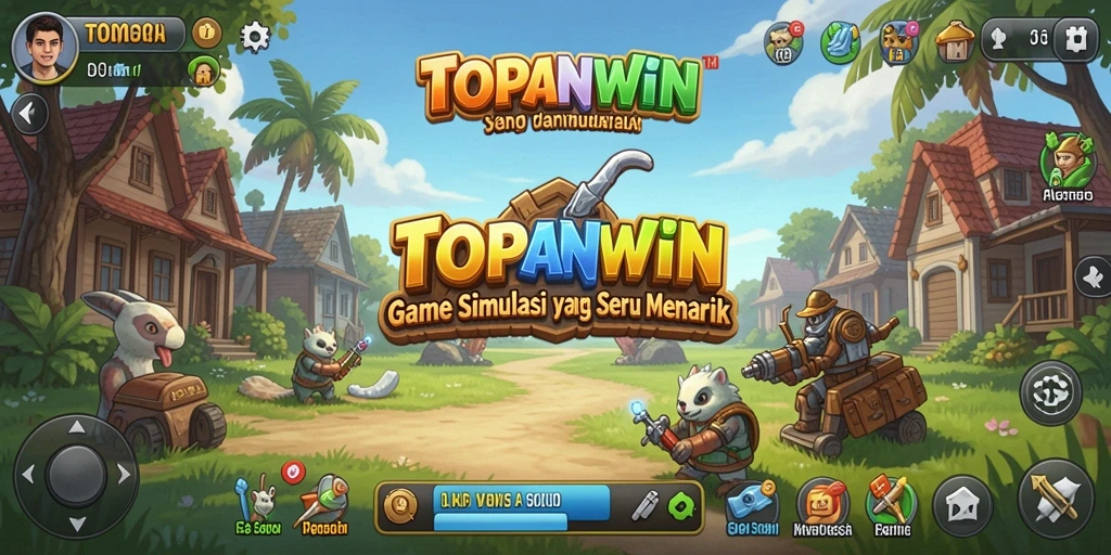 Tampilan menarik gameplay TOPANWIN dengan elemen simulasi yang interaktif.